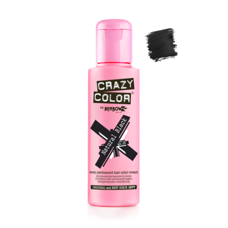 CRAZY COLOR Nº032 NATURAL BLACK 100ml